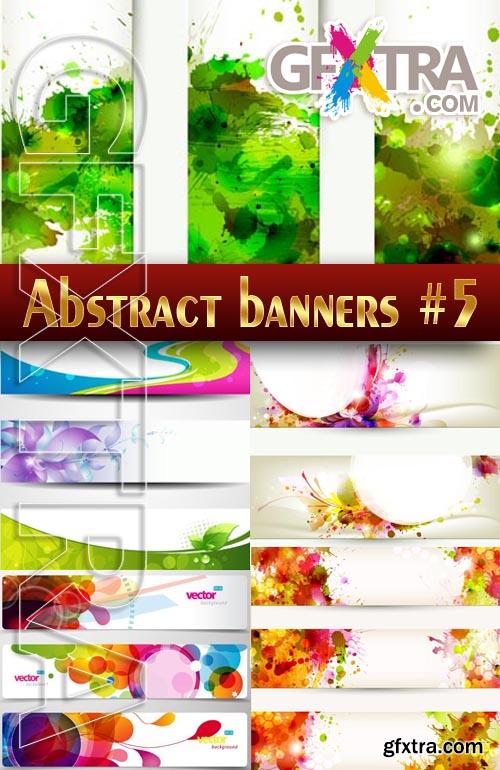 Abstract banners #5 - Stock Vector