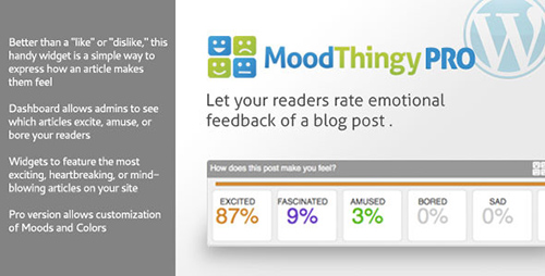 CodeCanyon - MoodThingy v1.14 - Mood Rating Widget for WordPress PRO