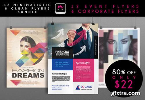 18 Premium Corporate & Event Flyer Templates with a Commercial License