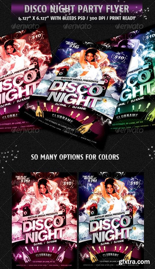 Graphicriver - Disco Night Party Flyer