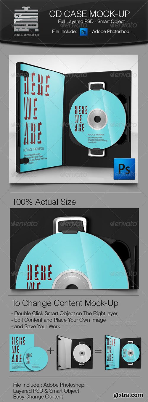 GraphicRiver - CD/DVD Case Mock-Up
