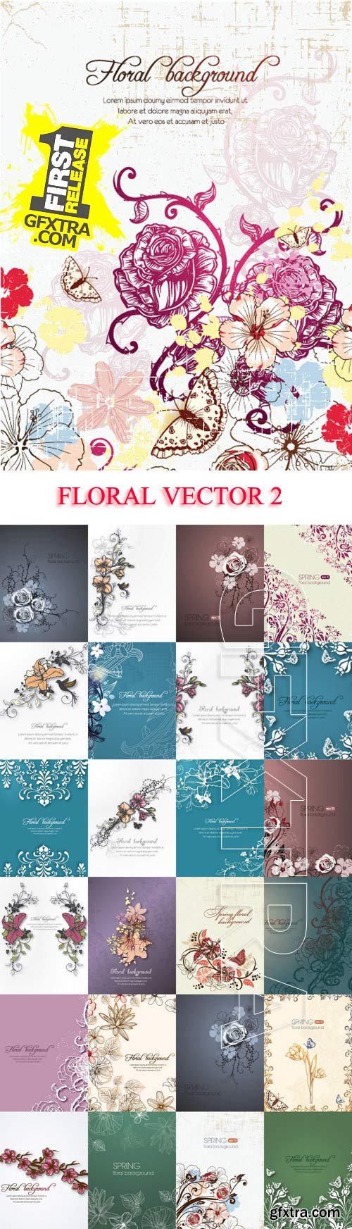 Vectorious - Floral Illustrations Set 2, 25xEPS