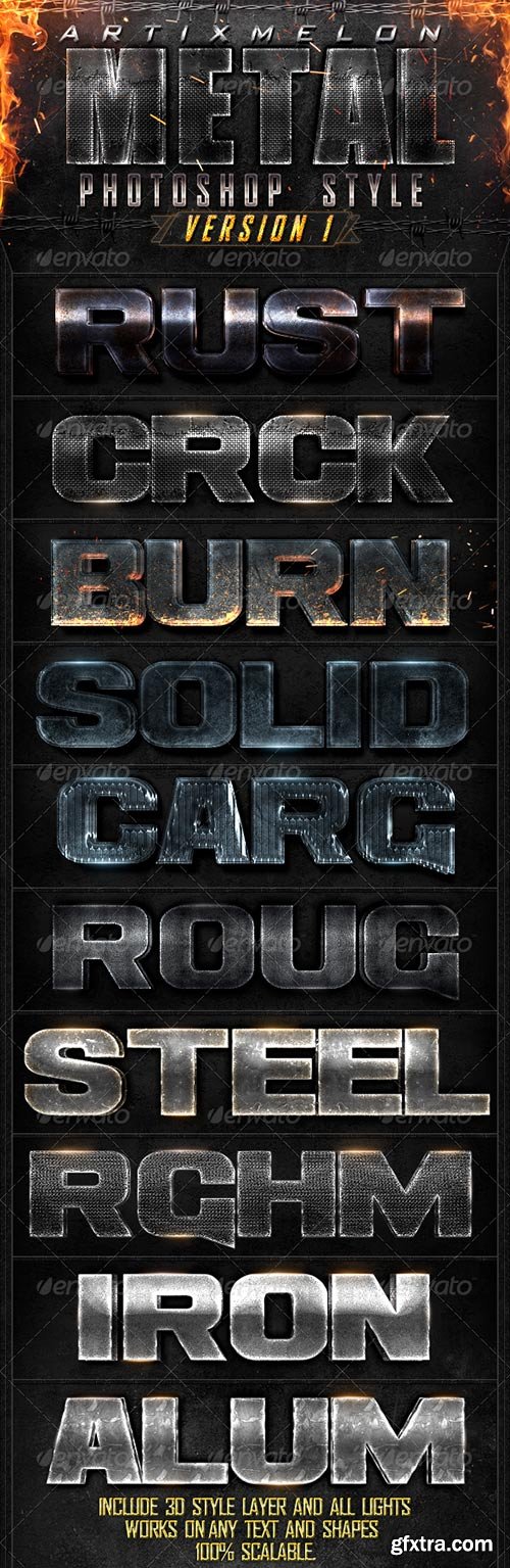 GraphicRiver - Metal Layer Style V1