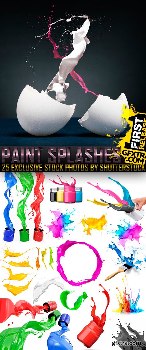 Paint Splashes 25xJPG