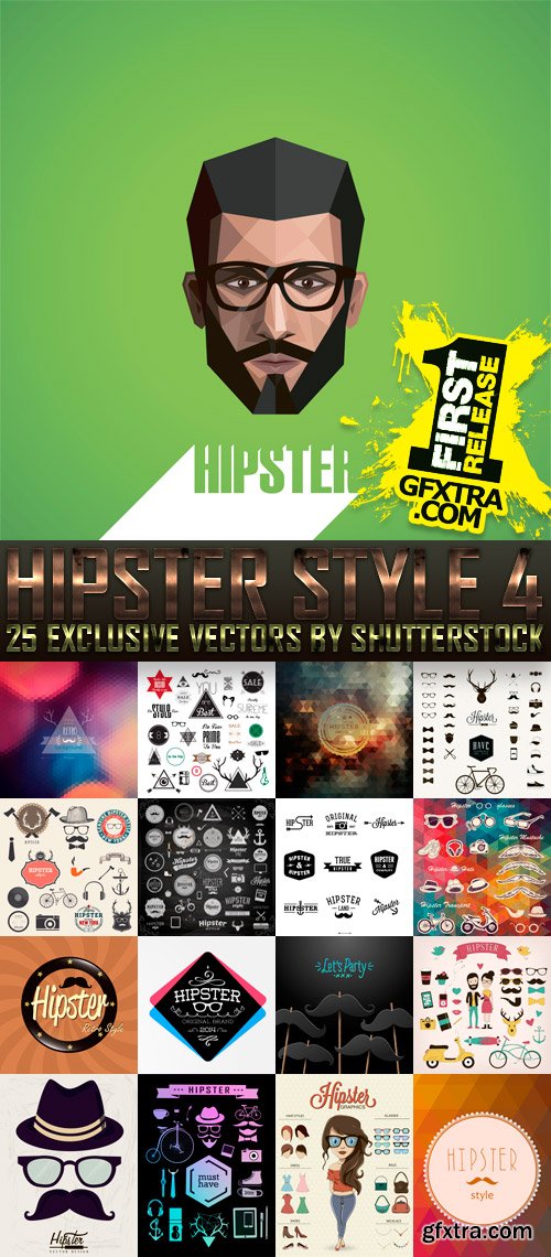Hipster Style 4, 25xEPS