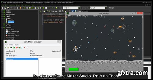 3DMotive - Intro to GameMaker Studio with Alan Thorn FULL & Project Files
