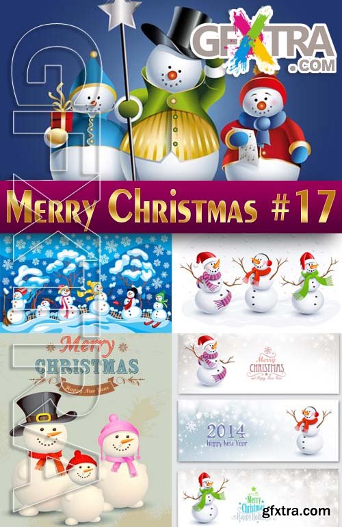 Merry Christmas Designs 2014 #17 - Stock Vector