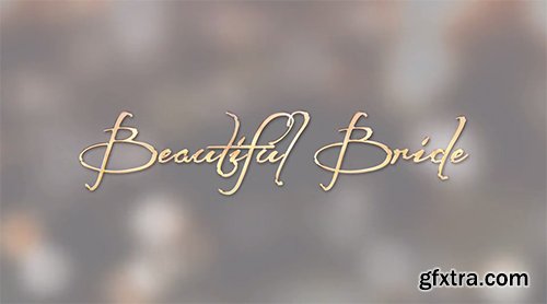Videohive Beautiful Bride 5482350