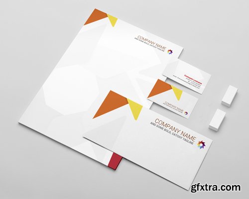 Stationery Mock-up Template