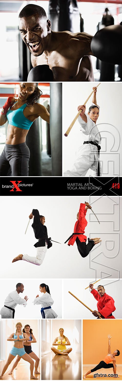 Brand-X Pictures X419 Martial Arts, Yoga and Boxing