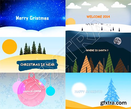 GFXTRA Merry Christmas After Effects Pack 4