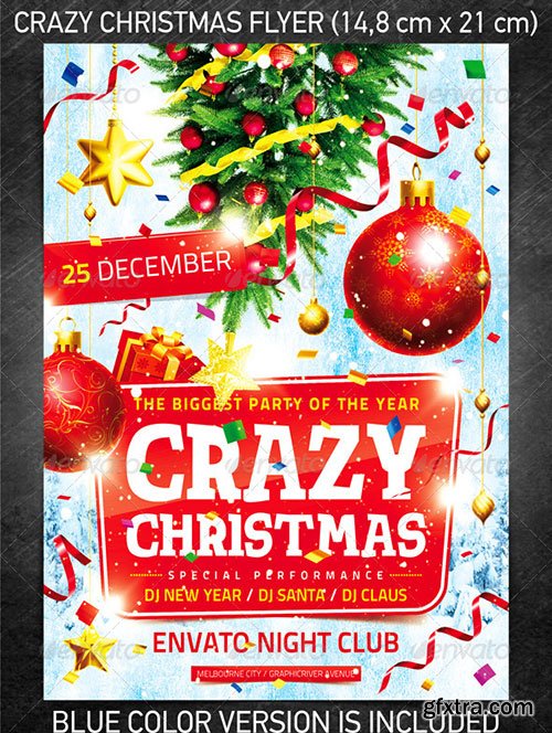 GraphicRiver - Crazy Christmas Flyer