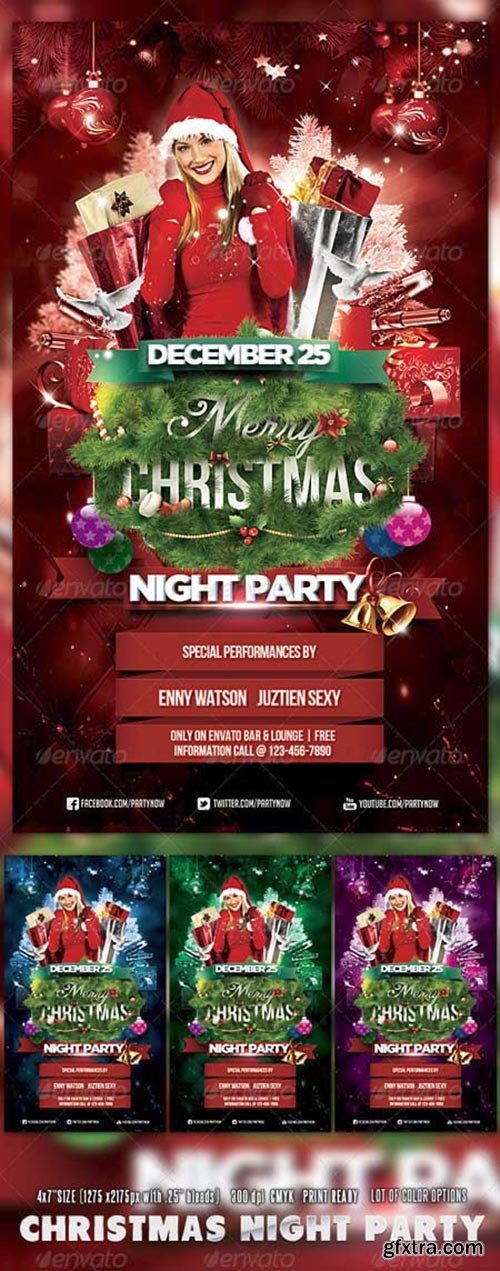 GraphicRiver - Christmas Night Party 3310500