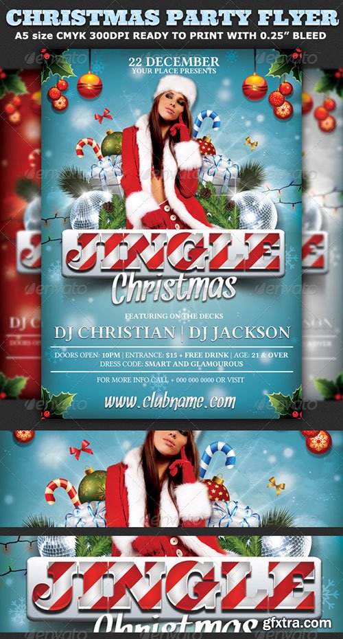GraphicRiver - Christmas Party Flyer Template 3354575