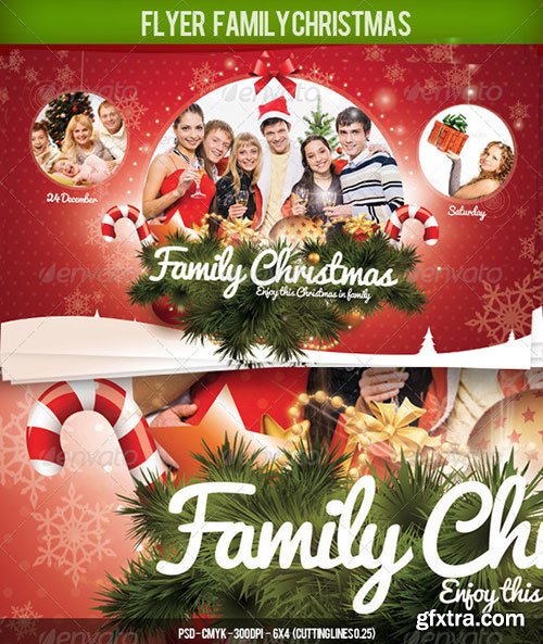 GraphicRiver - Flyer Christmas Family