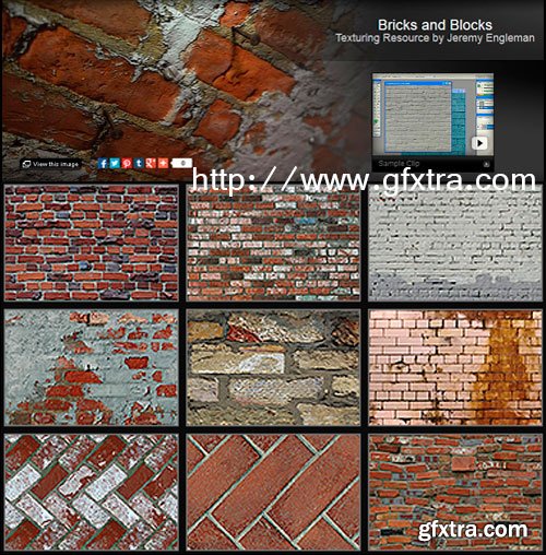 Bricks and Blocks Texturing Resource by Jeremy Engleman