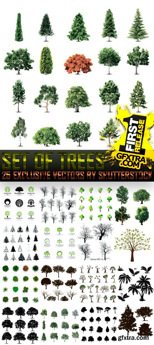 Set of Trees 25xEPS