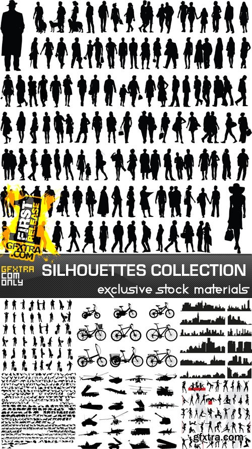 Silhouettes Collection 25xEPS