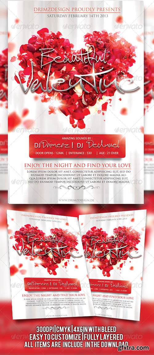 GraphicRiver - Beautiful Valentine Flyer