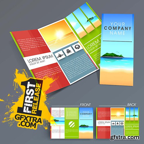 Professional Business Three Fold Flyer Collection