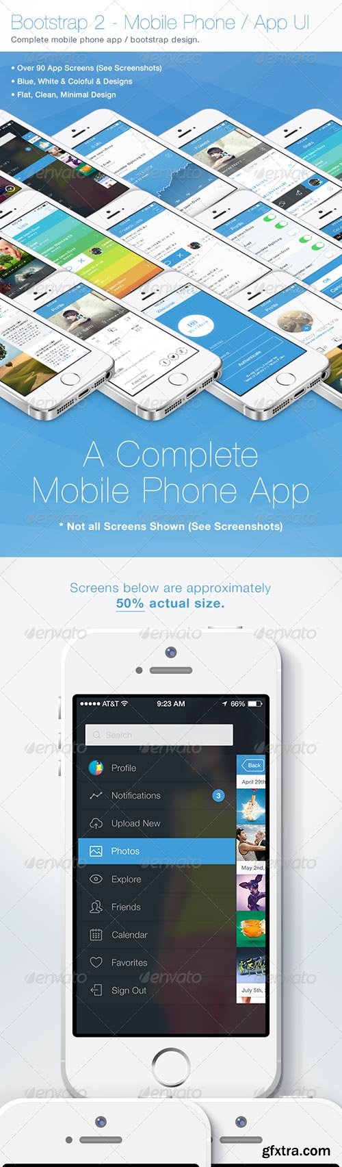 GraphicRiver - Bootstrap 2 - Mobile Phone - App UI