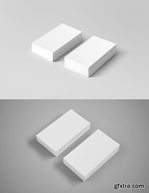 2 Clean Business Card Mock-up Templates
