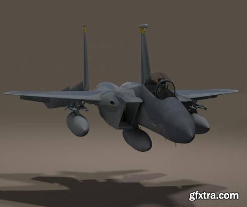 3D Model - US F-15C Fighter
