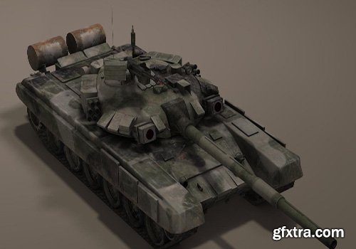 3D Model - Russian T-90 Tank