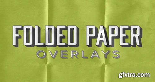 5 Folded Paper Overlay Textures