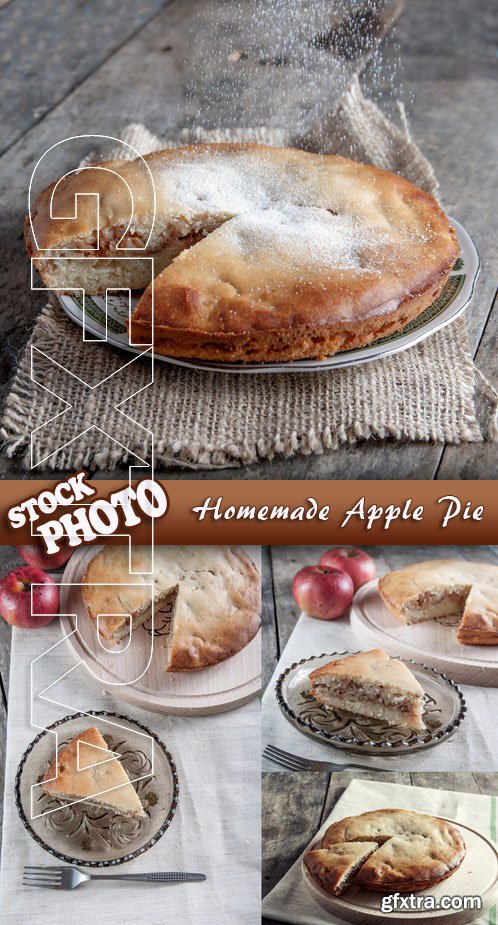 Stock Photo - Homemade Apple Pie