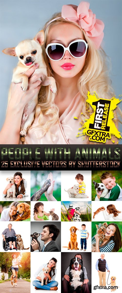 People with Animals 25xJPG