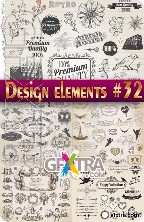 Design elements #32 - Stock Vector