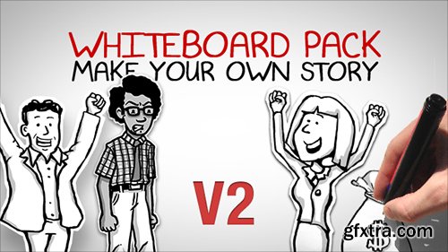 Videohive Whiteboard Pack - Make Your Own Story 5355969