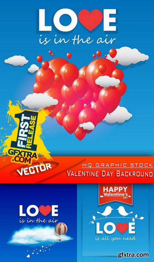 Stock Vector - Valentine Day Backround