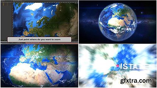 Videohive Earth Zoom Customize 6451983