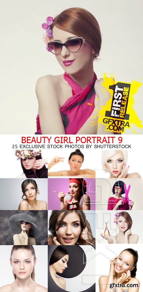 Beauty Girl Portrait 9, 25xJPG