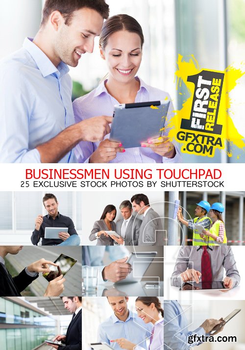 Businessmen Using Touchpad 25xJPG
