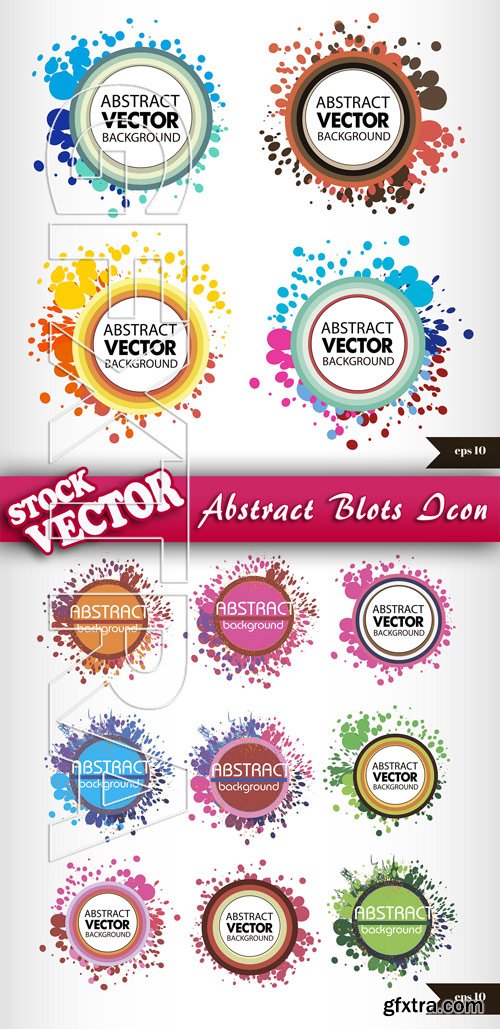Stock Vector - Abstract Blots Icon