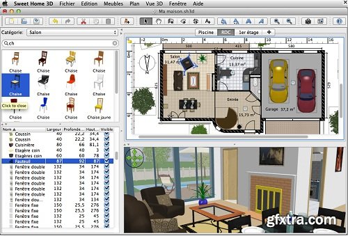 Sweet Home 3D v4.3 (Msc OS X)