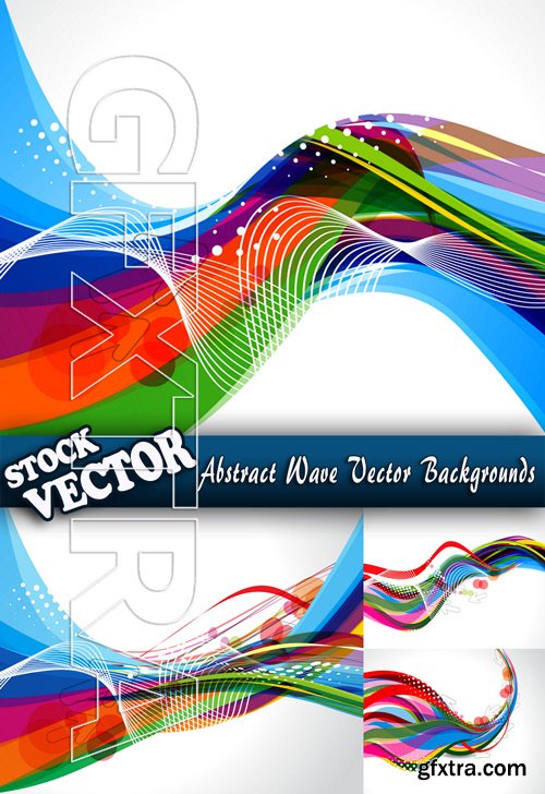 Stock Vector - Abstract Wave Vector Backgrounds