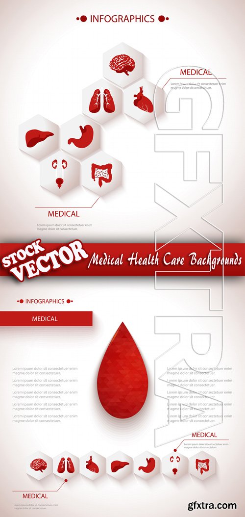 Stock Vector - Medical Health Care Backgrounds