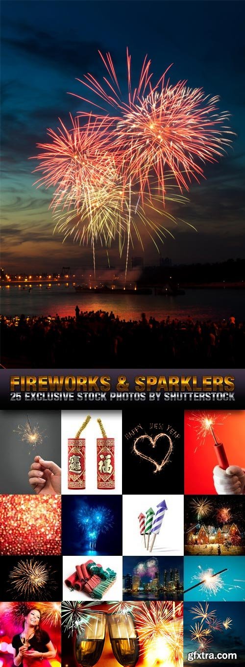 Fireworks & Sparklers 25xJPG