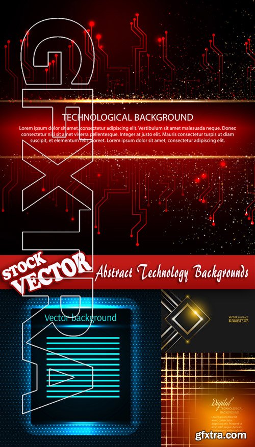 Stock Vector - Abstract Technology Backgrounds