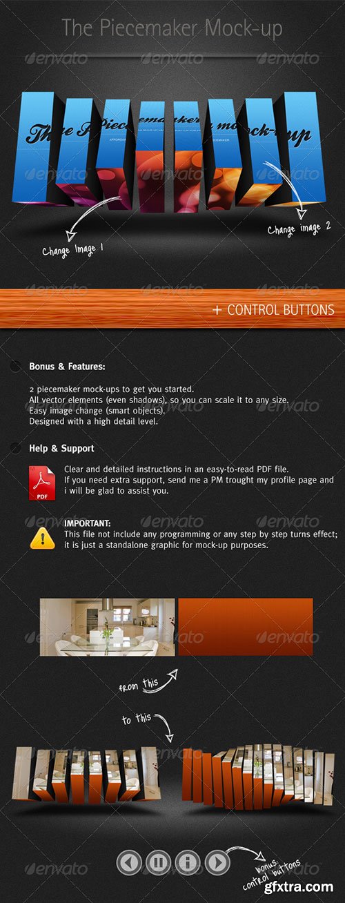 GraphicRiver - Piecemaker Mock-up