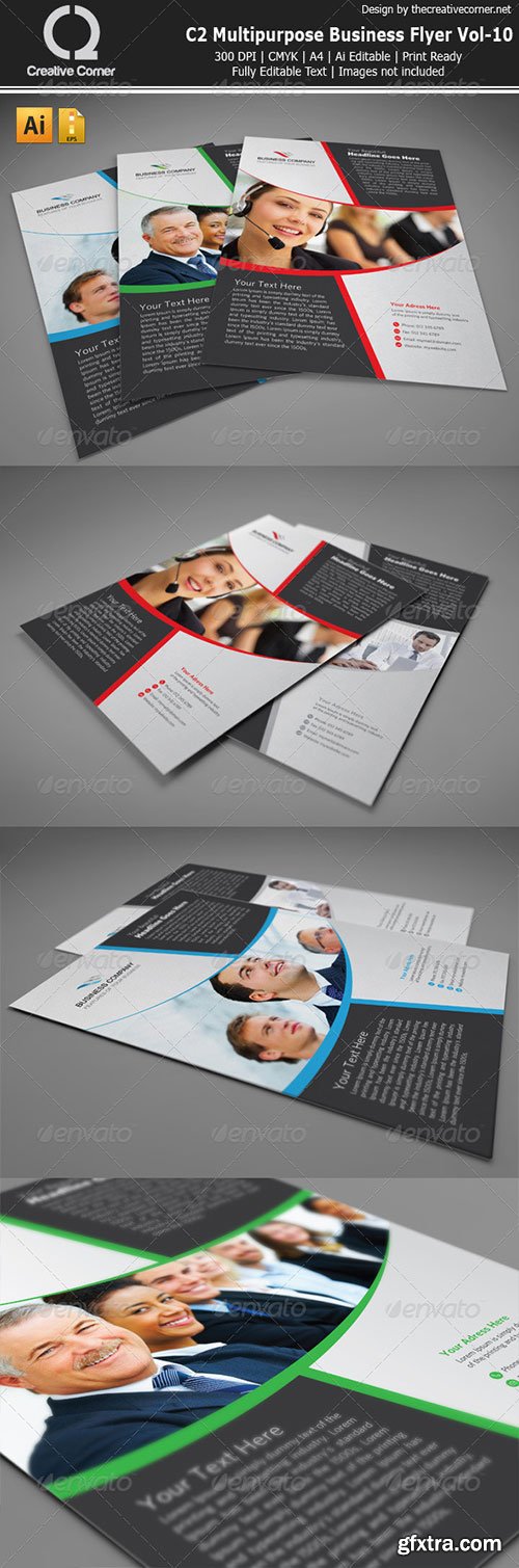 GraphicRiver - C2 Multipurpose Business Flyer Vol-10