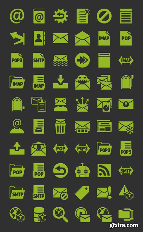 Android Mail Icon Set