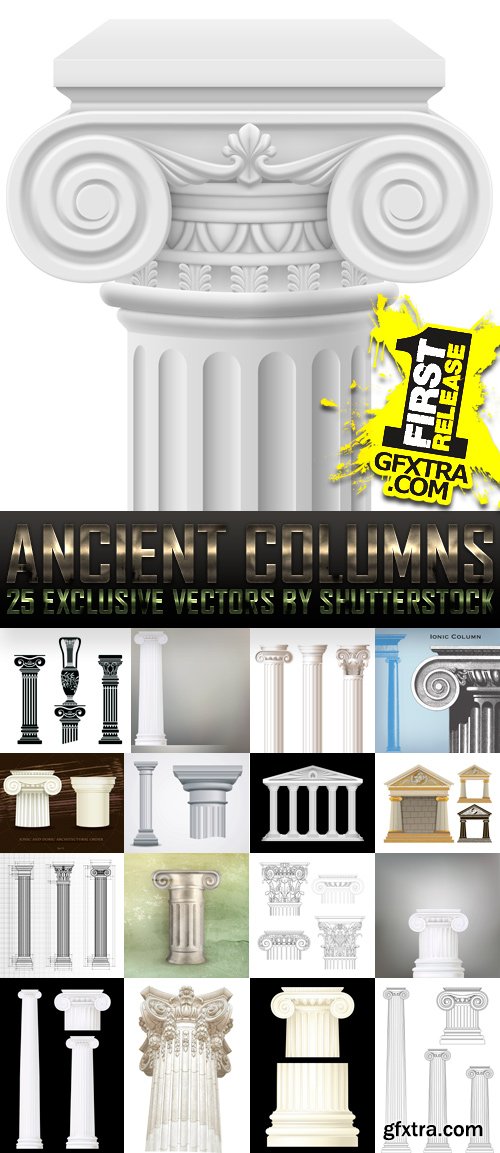 Ancient Columns 25xEPS