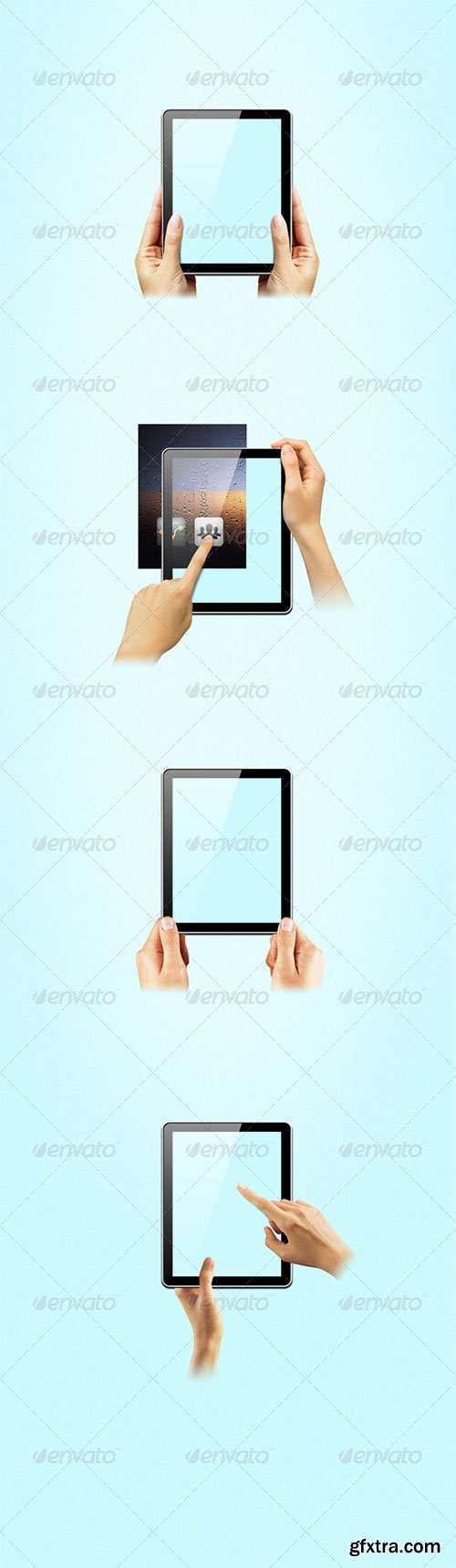 GraphicRiver - Hands on tablet