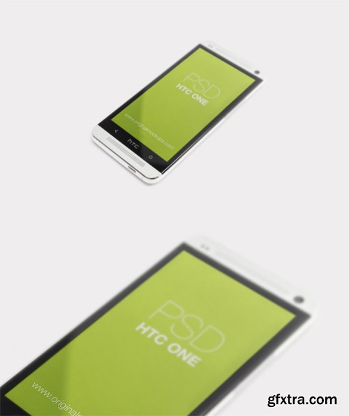 HTC One Mock up Template