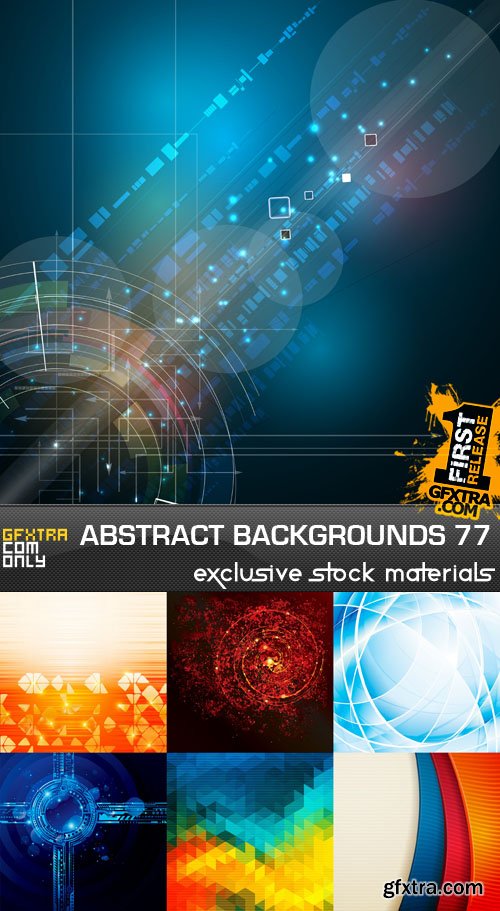 Collection of Vector Abstract Backgrounds Vol.77, 25xEPS